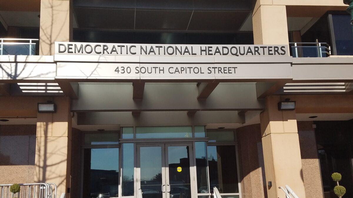 Democratic National Committee headquarters in Washington, in January 2020. (Masooma Haq/The Epoch Times)