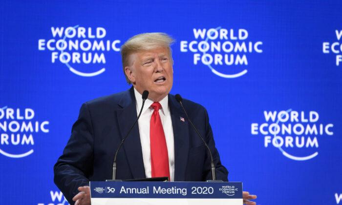 Trump Speaks at Davos to the American People