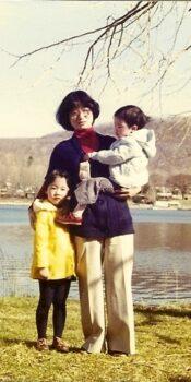  The author with her mother and sister. (Courtesy of Judy Joo)