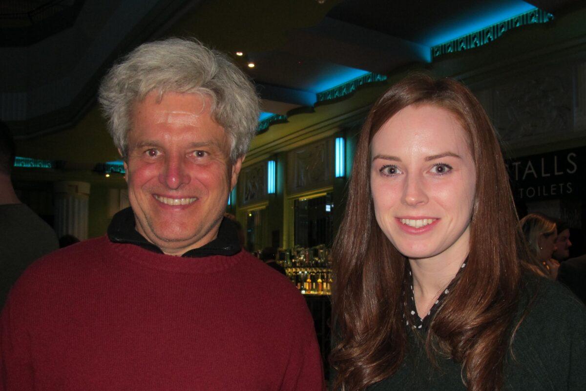 Malcolm and Georgina Terry enjoyed Shen Yun at the Apollo Eventim in London, on Jan. 24, 2020. (Mary Man/The Epoch Times)