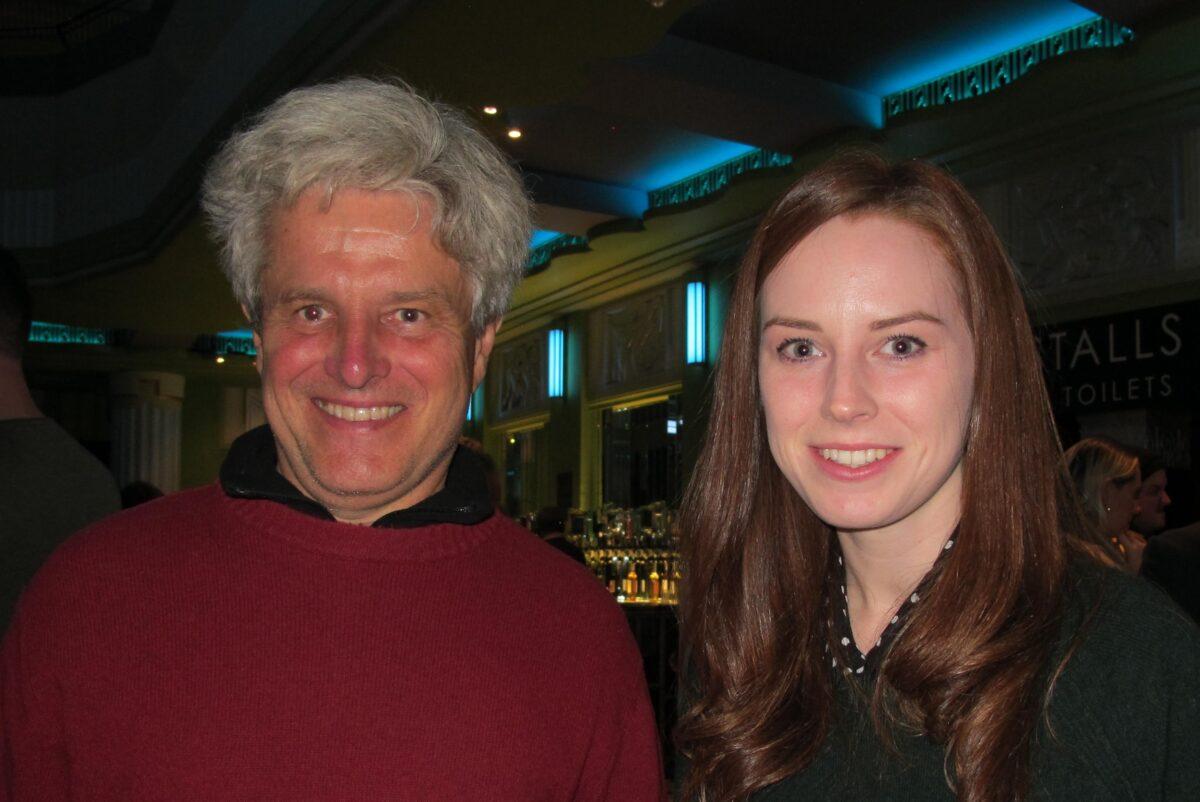 Malcolm and Georgina Terry enjoyed Shen Yun at the Apollo Eventim in London, on Jan. 24, 2020. (Mary Man/The Epoch Times)