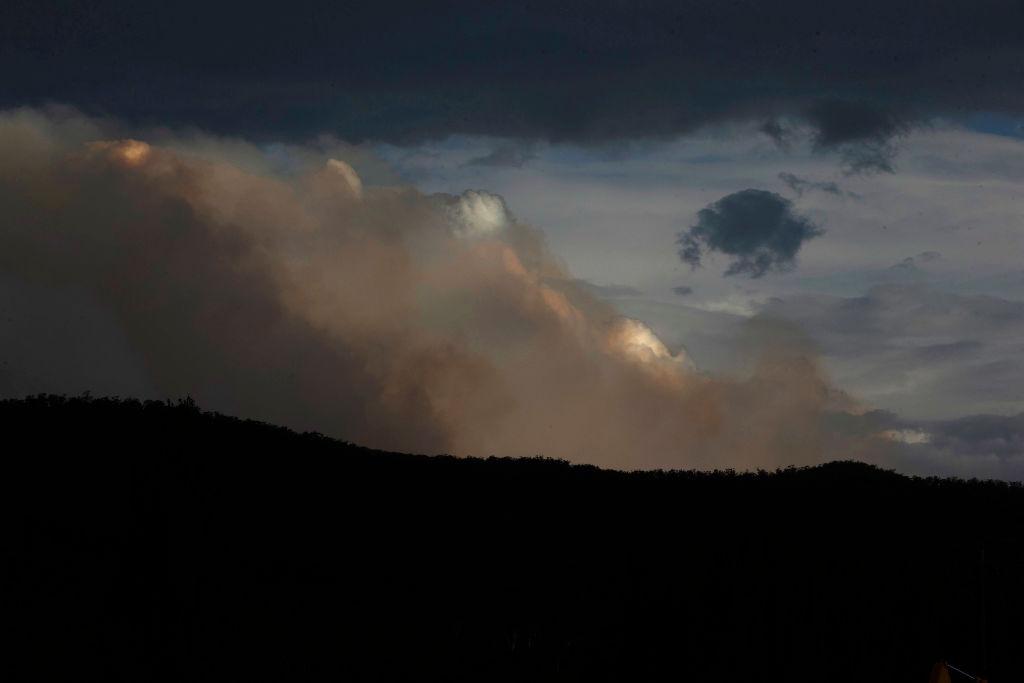 Smoke fills the sky from the Good Good bushfire in Cooma, Australia, as seen on Jan. 23, 2020. (©Getty Images | <a href="https://www.gettyimages.com/detail/news-photo/smoke-is-seen-from-the-good-good-fire-on-january-23-2020-in-news-photo/1201418355?adppopup=true">Jenny Evans</a>)