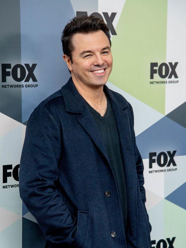 Seth MacFarlane attends the 2018 Fox Network Upfront at Wollman Rink in New York's City's Central Park on May 14, 2018. (©Getty Images | <a href="https://www.gettyimages.com/detail/news-photo/seth-macfarlane-attends-the-2018-fox-network-upfront-at-news-photo/958670758">Roy Rochlin</a>)