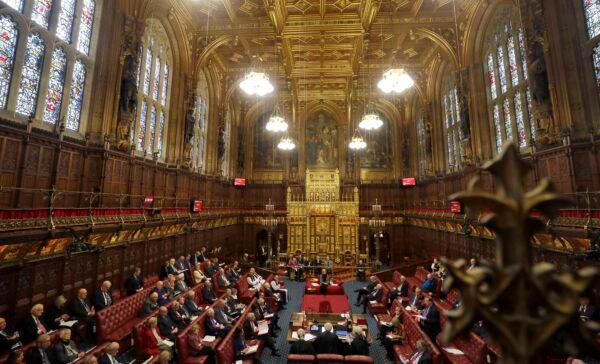 A general view inside the House of Lords in London, on Jan. 21, 2020. (Kirsty Wigglesworth/Getty Images)