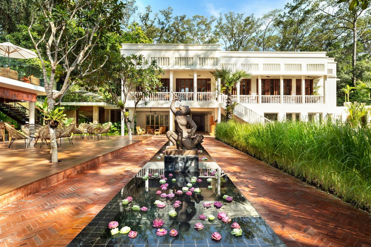 Entrance to the FCC Angkor hotel. (Avani Hotels & Resorts)