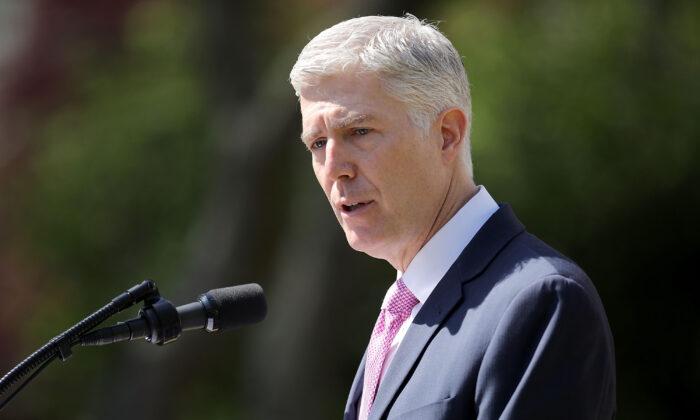 Gorsuch: Nationwide Injunctions Raise ‘Serious Questions’ Over Scope of Courts’ Powers
