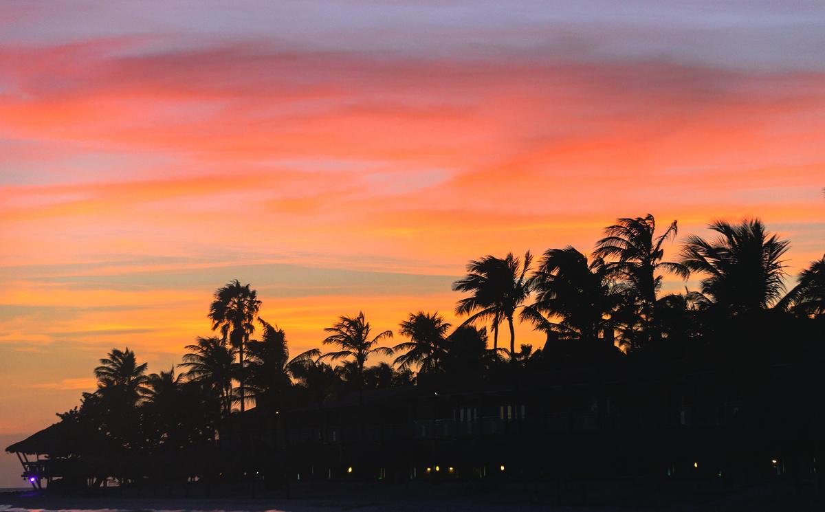 A perfect sorbet sunset in Aruba. (Courtesy of Aruba Tourism Authority)