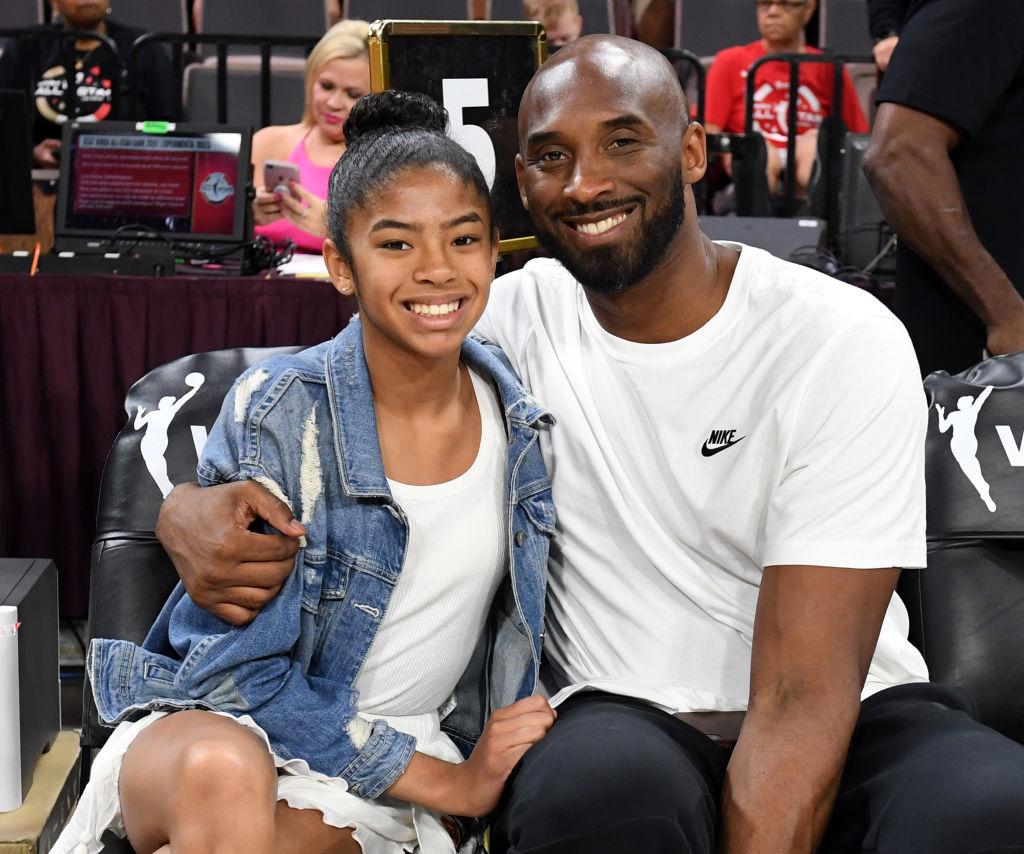 Gianna and her father attend the WNBA All-Star Game at the Mandalay Bay Events Center in Las Vegas, Nevada, on July 27, 2019. (©Getty Images | <a href="https://www.gettyimages.com/detail/news-photo/gianna-bryant-and-her-father-former-nba-player-kobe-bryant-news-photo/1164646804?adppopup=true">Ethan Miller</a>)