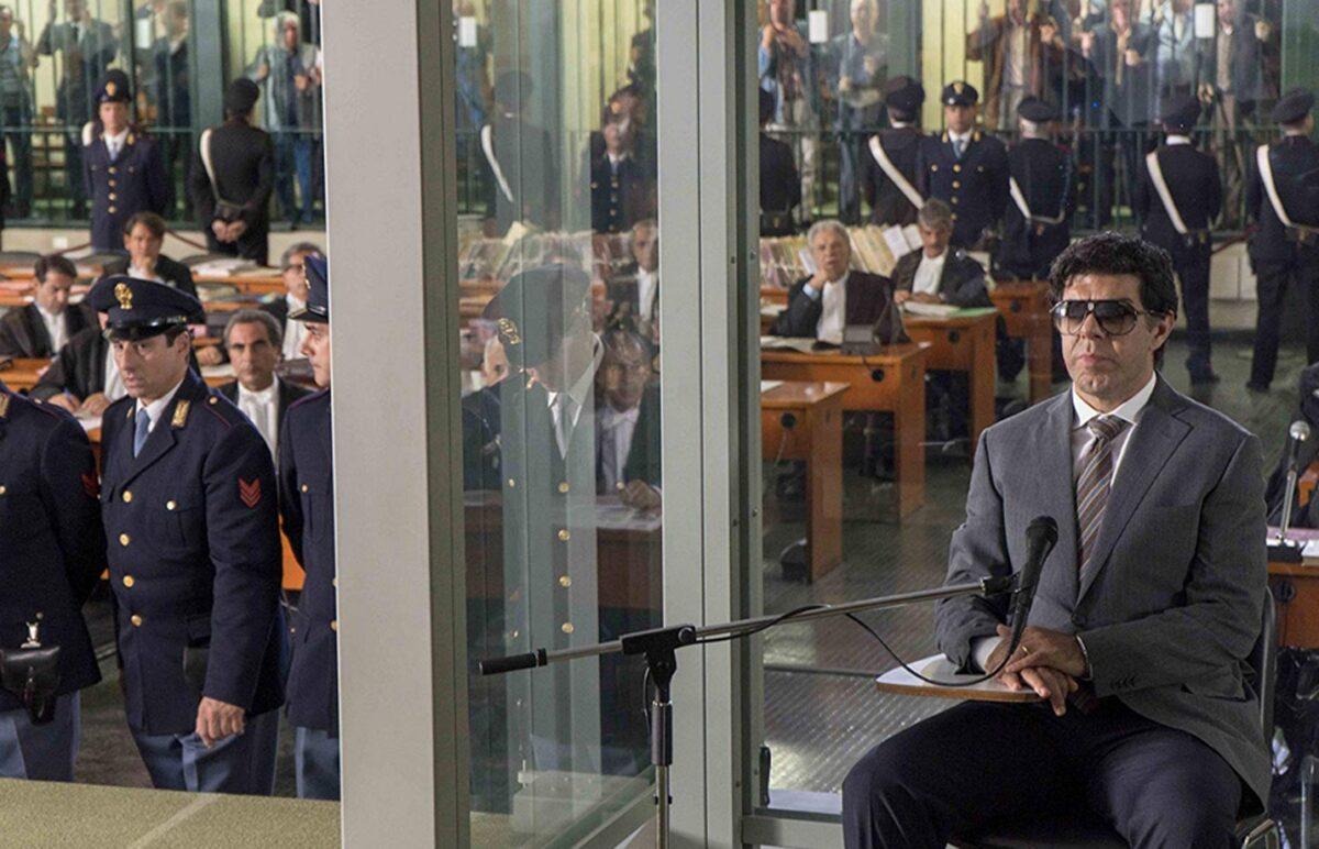 Pierfrancesco Favino as Tommaso Buscetta, testifying against the Mafia. (Sony Pictures Classics)