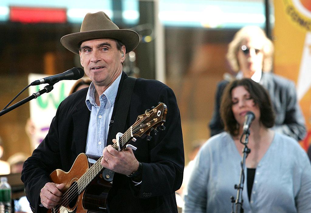 Singer James Taylor makes an appearance on the Today Show Toyota concert series on June 21, 2005, in New York City. (©Getty Images | <a href="https://www.gettyimages.com/detail/news-photo/singer-james-taylor-makes-an-appearance-on-the-today-show-news-photo/53110782?adppopup=true">Peter Kramer</a>)