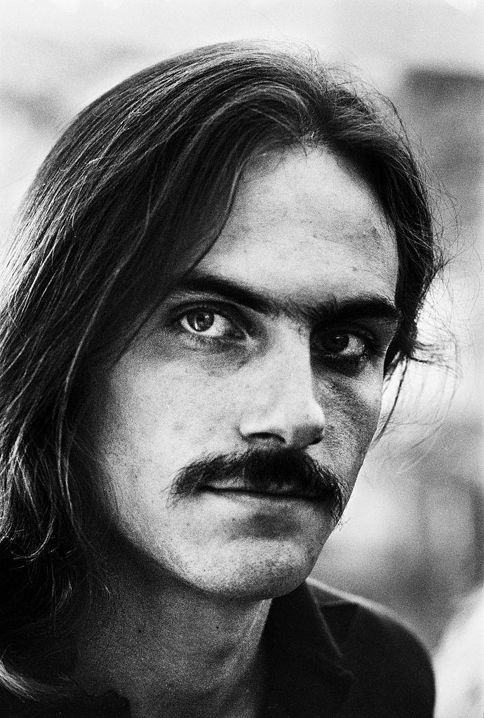 James Taylor in 1971 in London to perform at the Royal Festival Hall with Carole King. (©Getty Images | <a href="https://www.gettyimages.com/detail/news-photo/american-singer-songwriter-and-guitarist-james-taylor-8th-news-photo/626954795?adppopup=true">Jack Kay</a>)