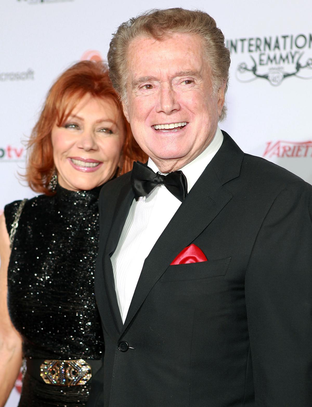 Joy Philbin (L) and Regis Philbin attend the 40th International Emmy Awards on November 19, 2012 in New York City. (©Getty Images | <a href="https://www.gettyimages.com/detail/news-photo/joy-philbin-and-regis-philbin-attend-the-40th-international-news-photo/156737639">Robin Marchant</a>)