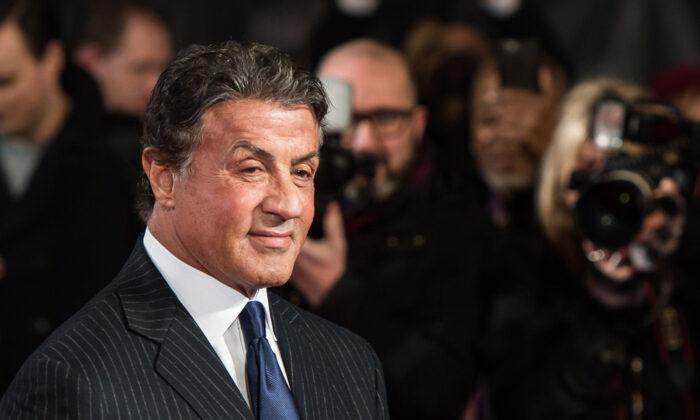 Sylvester Stallone Ditches Hair Dye, Sports Full Head of Gray Hair & Beard on Twitter Post, and Fans Love It