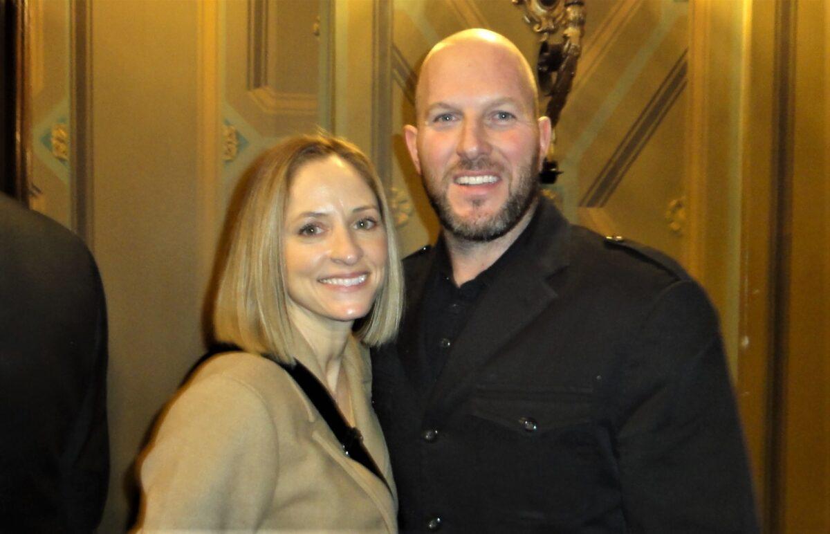 Jamie and Jason Ohlson enjoyed Shen Yun Performing Arts at Columbus's Ohio Theater on Feb. 4, 2020. (Sophia Zheng/The Epoch Times)