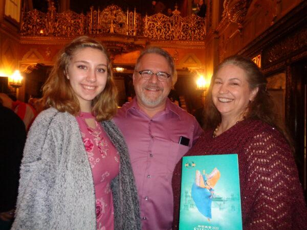 David Smith and two guests attended Shen Yun Performing Arts on Feb. 4, 2020, in Columbus, Ohio. Smith called Shen Yun beautiful, amazing, and said it "makes you reconsider your day to day life." (Yawen Hung/The Epoch Times)