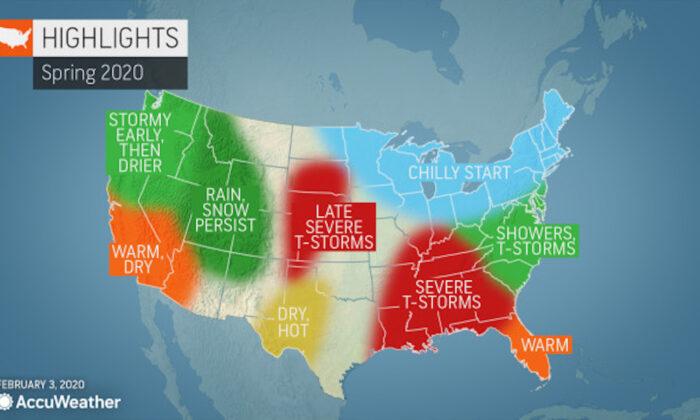 AccuWeather Predicts a Late Start to Spring