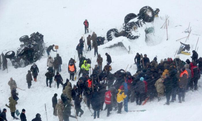 Death Toll in Turkey Avalanche Disaster Rises to 41