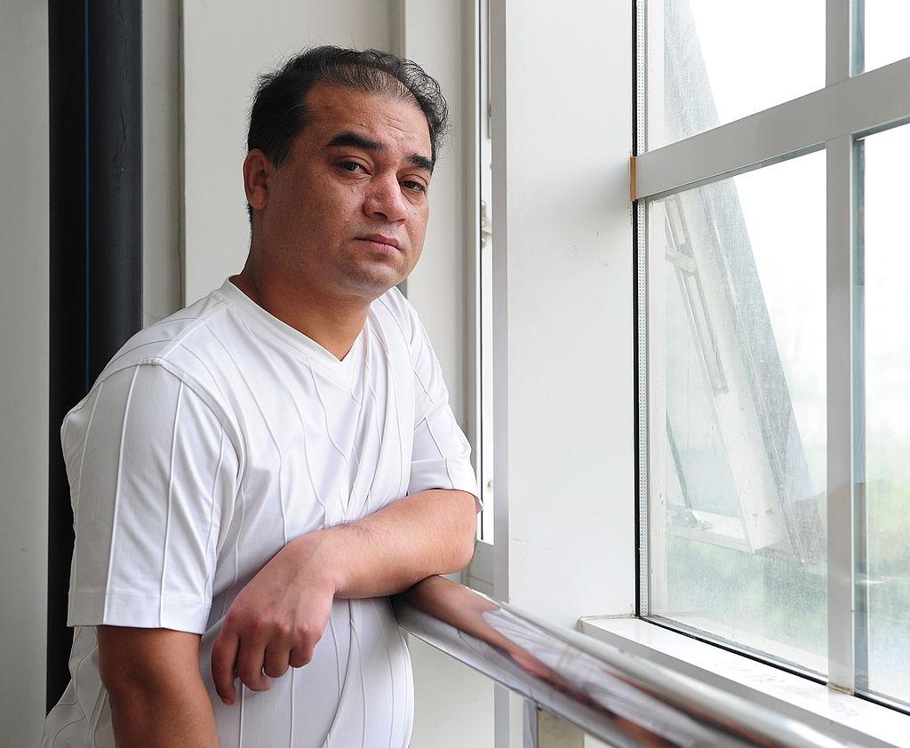 University professor, blogger, and member of the Muslim Uyghur minority, Ilham Tohti before a classroom lecture in Beijing on June 12, 2010. (FREDERIC J. BROWN/AFP via Getty Images)