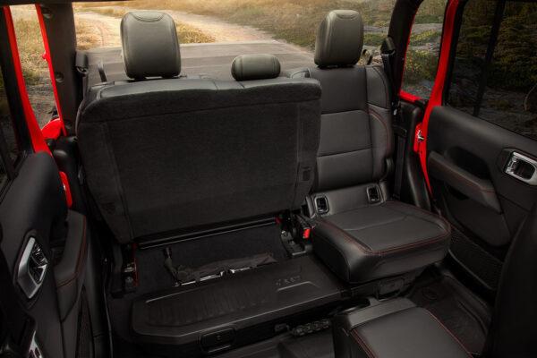 Hidden storage under the back seat. (Courtesy of Jeep)