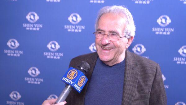 John Rousou, a cardiac surgeon, attended Shen Yun Performing Arts in Hartford, Conn., at The Bushnell, The William H. Mortensen Hall, on Feb. 9, 2020. (NTD Television)