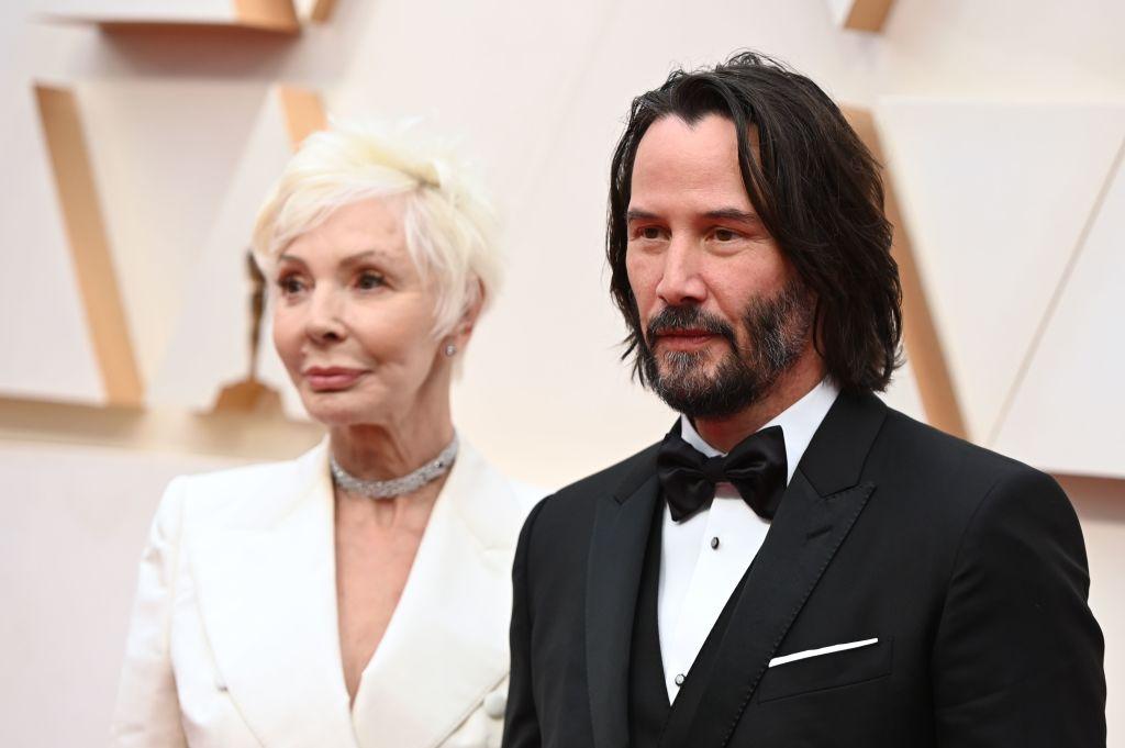 Keanu Reeves and his mother, Patricia Taylor, arrive for the 92nd annual Oscars at the Dolby Theater in Hollywood, California, on Feb. 9, 2020. (©Getty Images | <a href="https://www.gettyimages.com/detail/news-photo/actor-keanu-reeves-and-his-mother-patricia-taylor-arrive-news-photo/1199754304?adppopup=true">ROBYN BECK</a>)