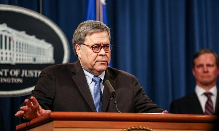 Barr Says Policies of ‘Rogue’ District Attorneys Are Causing a Rise in Violent Crime