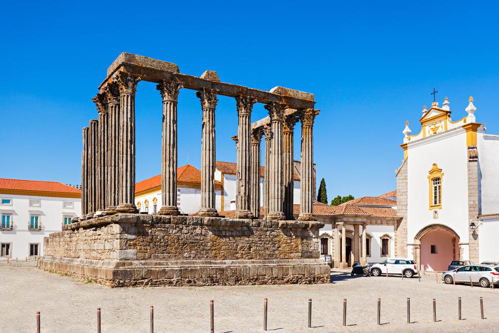 The Temple of Diana in Evora. (Shutterstock)