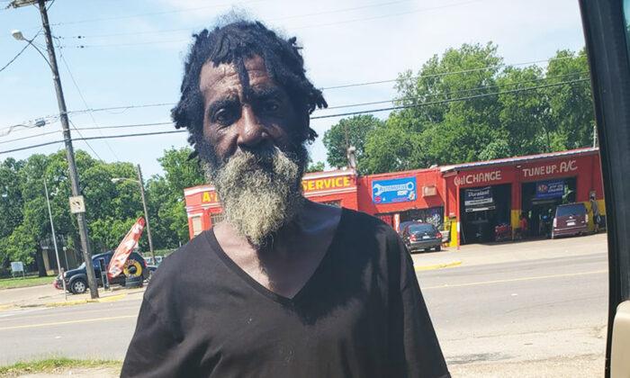 Homeless Dad With Overgrown Beard and Dreadlocks Gets a Makeover: ‘I Don’t Feel as Low’