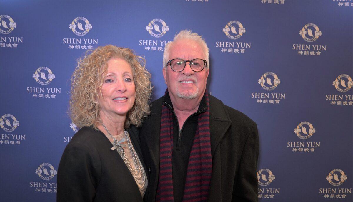 Denise and Len DeProspo enjoyed Shen Yun at Philadelphia's Merriam Theater, on Feb. 15, 2020. (NTD Television)