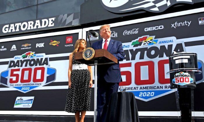 NASCAR Postpones Daytona 500 Over Rain Following Trump Appearance