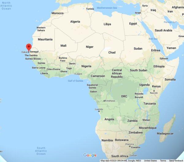 Senegal. (Google Maps)