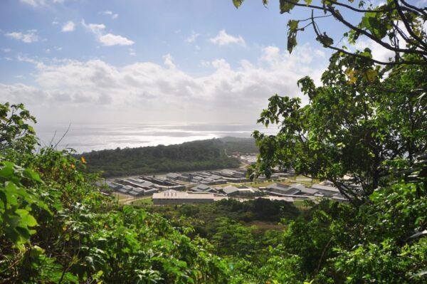 A general view of asylum seekers and facilities at Christmas Island Detention Centre on Christmas Island, Australia, on July 26, 2013. (Scott Fisher/Getty Images)