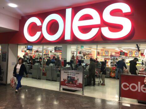 File photo of a Coles supermarket in Sydney, Australia. (Janita Kan/NTD)