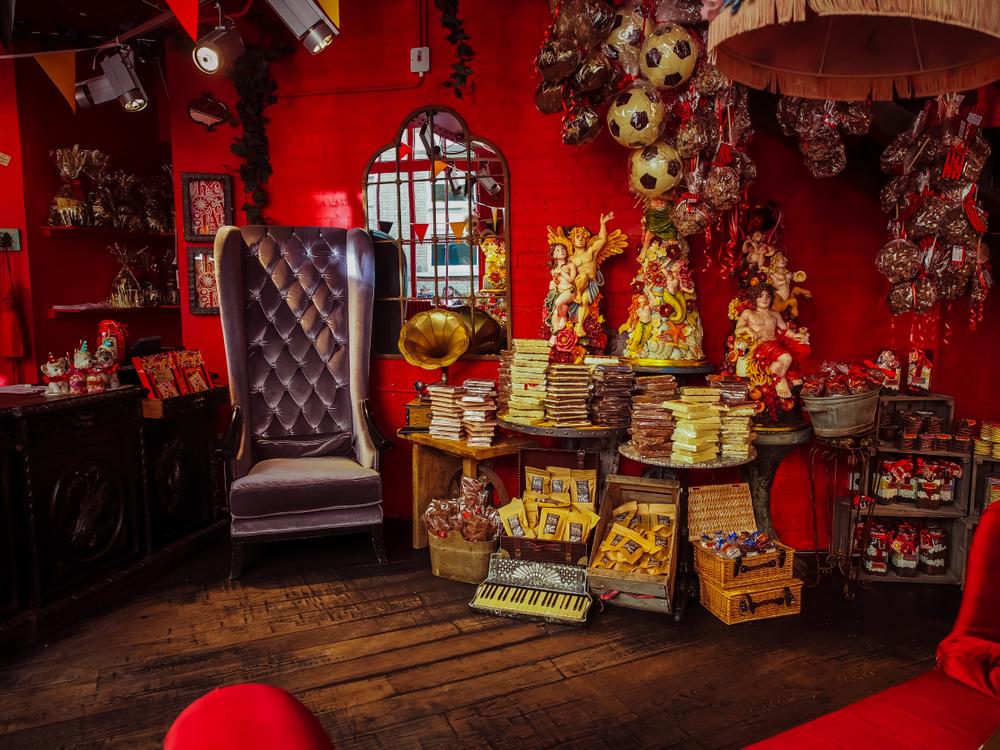 The Choccywoccydoodah chocolate shop in London. (Shutterstock)