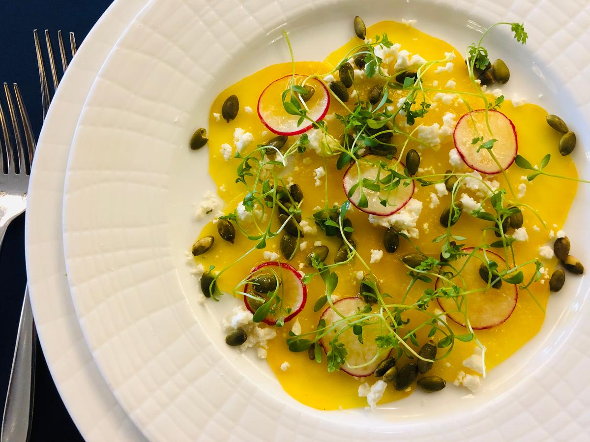 Golden Beet Carpaccio