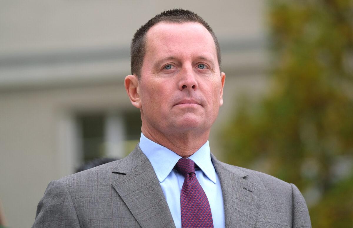 Richard Grenell at the Federal Defense Ministry in Berlin, Germany on Nov. 8, 2019. (Sean Gallup/Getty Images)