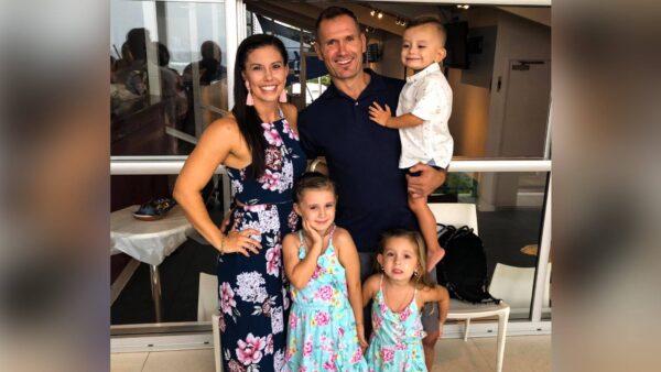 Hannah, Rowan Baxter and their three children Laianah, Aaliyah and Trey—the family were involved in a fatal vehicle fire at Camp Hill in Brisbane. Image obtained on Feb. 19, 2020. (AAP Image/Facebook)