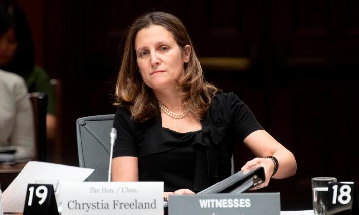 Freeland Agrees to NDP Proposals to Push Forward Trade Deals