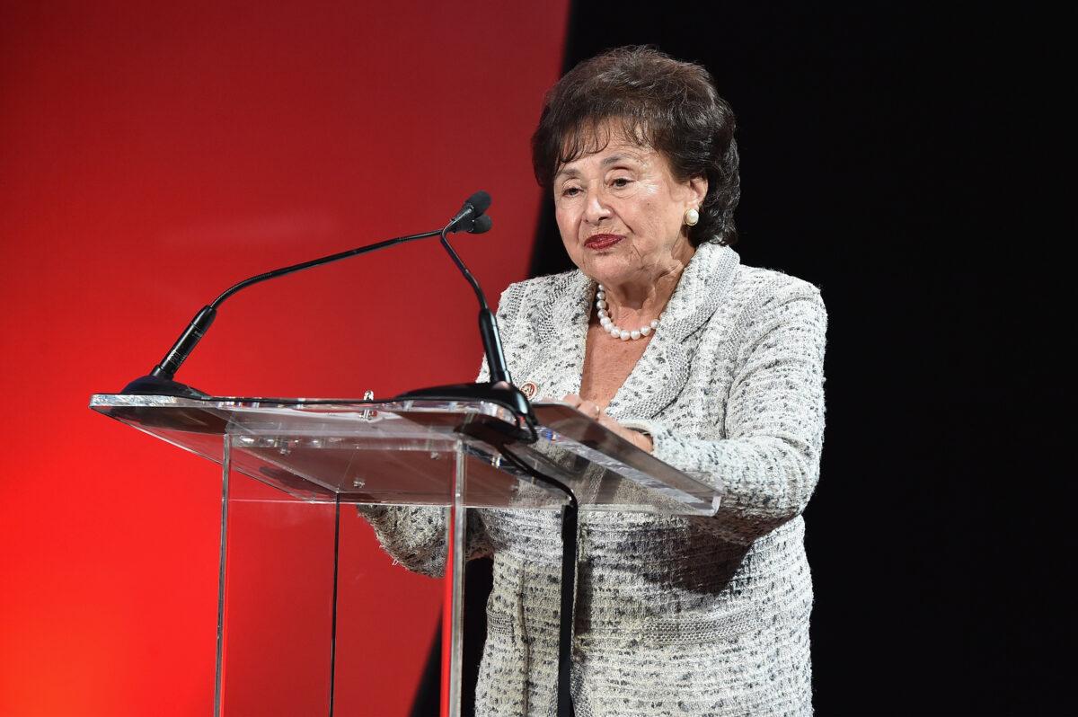 Rep. Nita Lowey (D-N.Y.) speaks onstage during Global Citizen: Movement Makers at NYU Skirball Center in New York City on Sept. 19, 2017. (Theo Wargo/Getty Images for Global Citizen)
