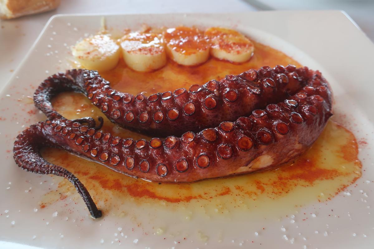 Octopus is a popular delicacy throughout northern Spain. (Kevin Revolinski)