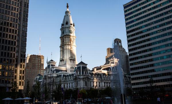 The Philadelphia City Hall on June 15, 2019. (Petr Svab/The Epoch Times)