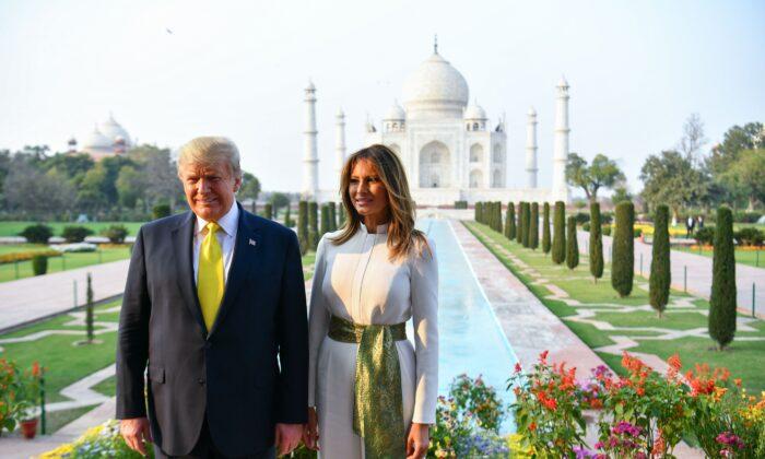 Trump Visits Taj Mahal, Says It ‘Inspires Awe’