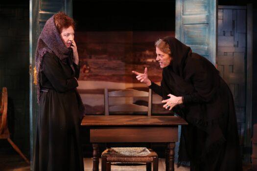 Terry Donnelly (L) and Una Clancy appear in "McDonough's Wife," written by Lady Gregory. (Carol Rosegg)