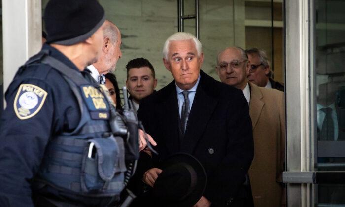 Roger Stone Says He‘ll Die in Jail Without Pardon, Trump Calls Situation ’Disgraceful’