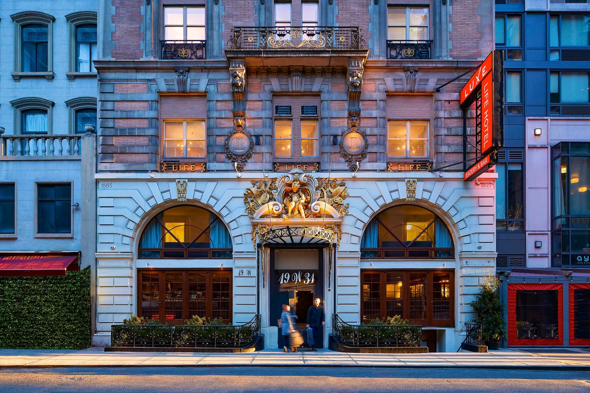 The newest Luxe Hotels addition, Luxe Life Hotel in NoMad, Manhattan. (COURTESY OF LUXE HOTELS)