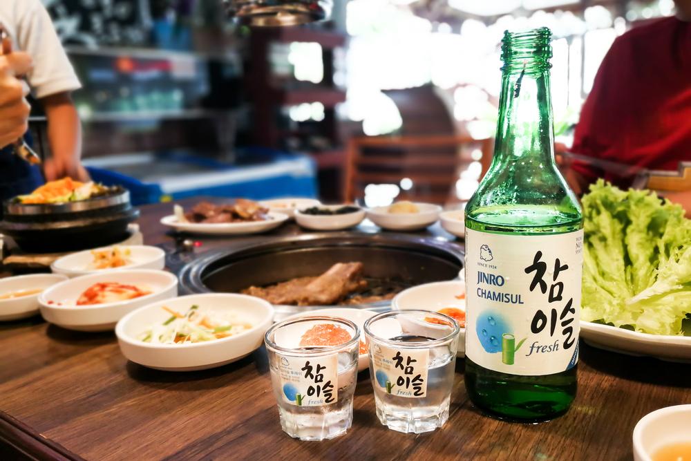 Jinro soju, South Korea's number one soju brand. (ThamKC/Shutterstock)