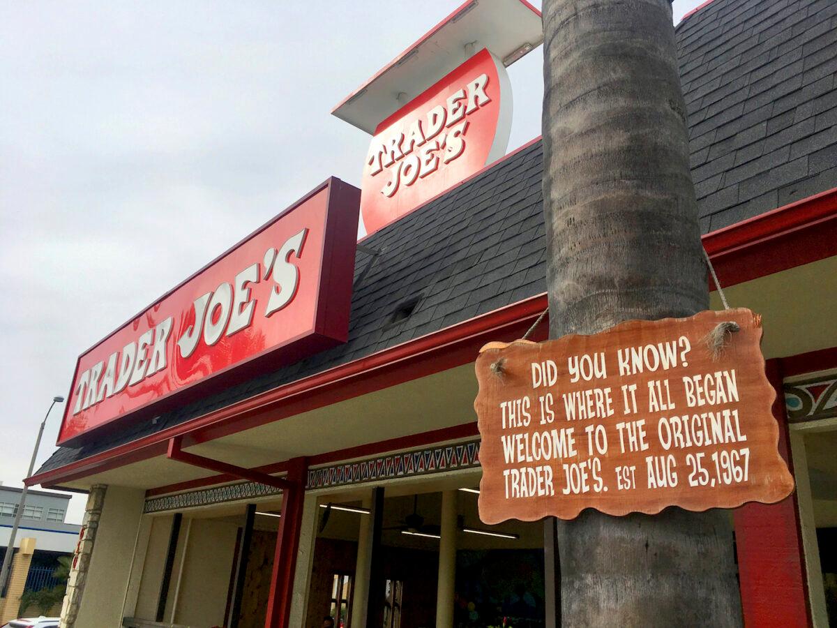 The original Trader Joe’s grocery store in Pasadena, Calif., on Feb. 27, 2020. (Chris Pizzello/AP Photo)