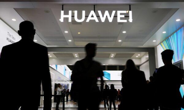 The Huawei logo is pictured at the IFA consumer tech fair in Berlin, Germany, on Sept. 6, 2019. (Hannibal Hanschke/Reuters)