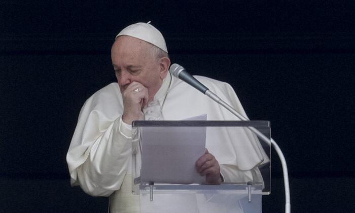 Vatican Says Pope Francis Suffering From a Cold