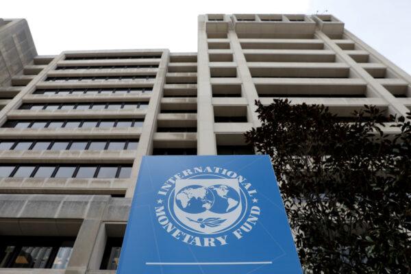 The International Monetary Fund (IMF) headquarters building is seen ahead of the IMF/World Bank spring meetings in Washington on April 8, 2019. (Reuters/Yuri Gripas/File Photo)